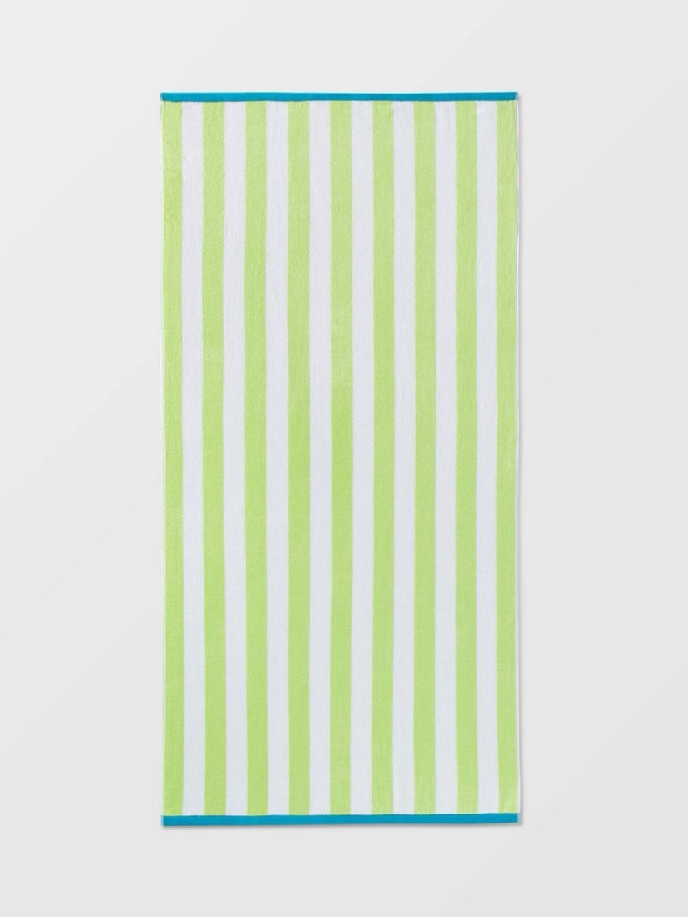 XL Reversible Towel Green/Aqua - Sun Squad™: 100% Cotton, Lightweight